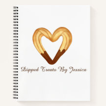 Hjärtformade Churo-färgad i choklad