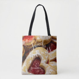 Hjärtformade Cookie Photo Sweet Nostuff Tygkasse