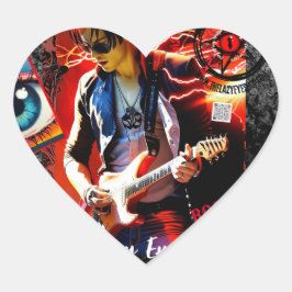 Hjärtformade etikett för TLES Rocker