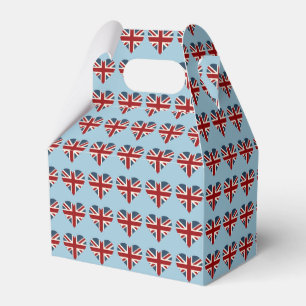 Hjärtformade facklig jackflagga presentaskar