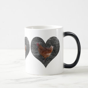 Hjärtformade feg mugg