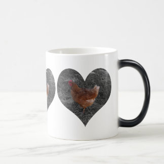 Hjärtformade feg mugg