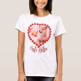 hjärtformade foto från kärlek t shirt