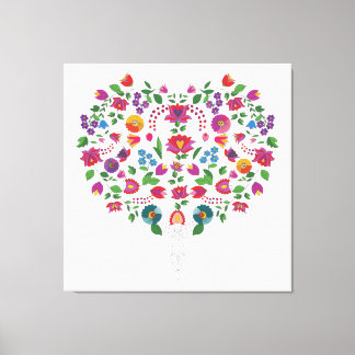 Hjärtformade Kärlek-symbol Canvastryck