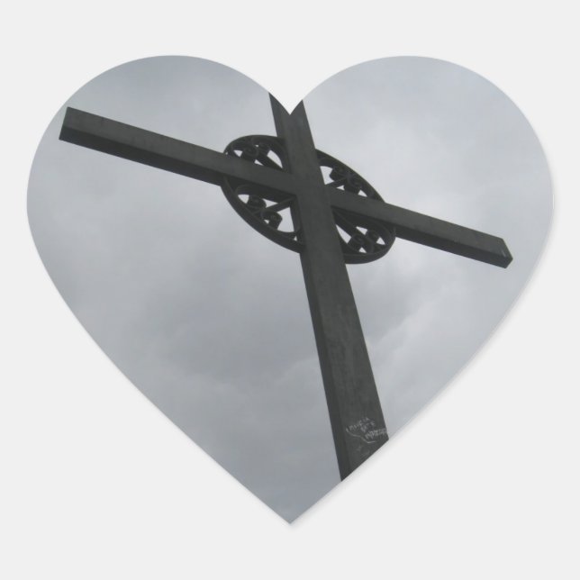 Hjärtformade Kor-stiftare Hjärtformat Klistermärke (Framsida)
