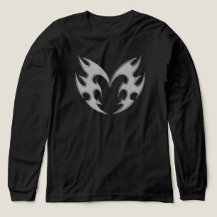 Hjärtformade neo-stammar t shirt