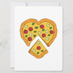 Hjärtformade Pizza