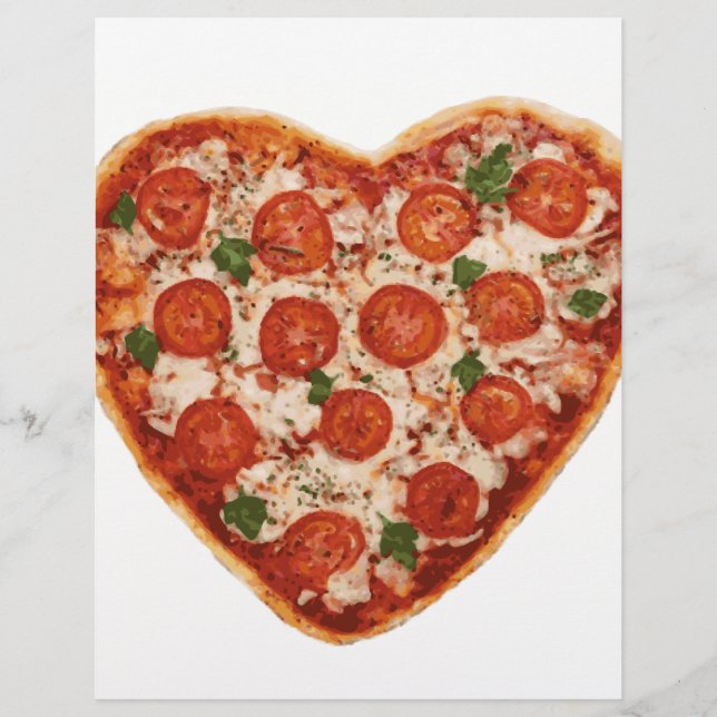 hjärtformade pizza (Framsida)