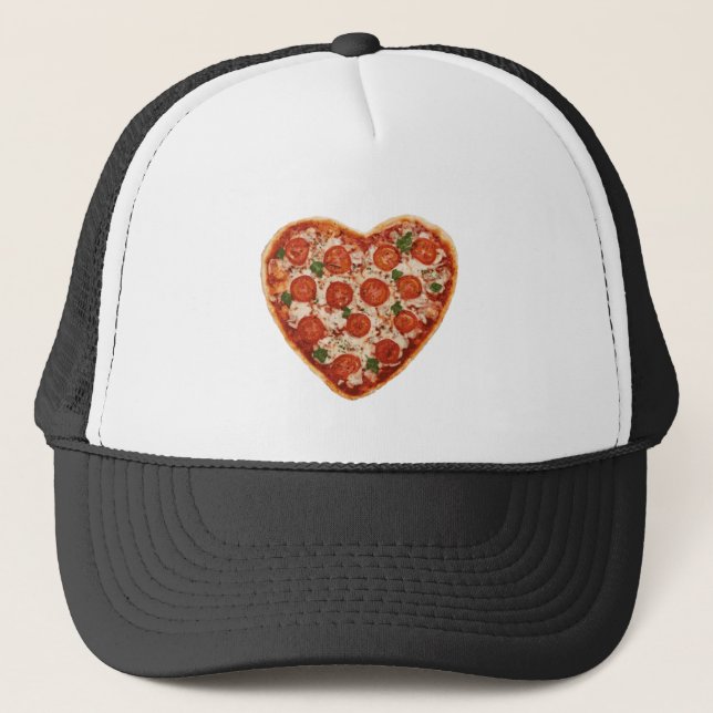 hjärtformade pizza keps (Framsida)