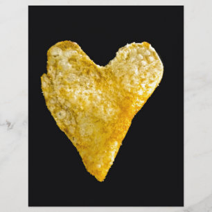Hjärtformade potatis Chip