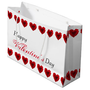 Hjärtformade röd rosvalentin dag