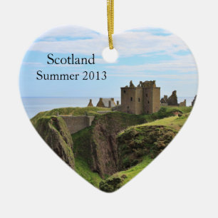 Hjärtformade Scotland Photo Ornament