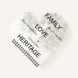 Hjärtformade Spiral-gränsen Journal