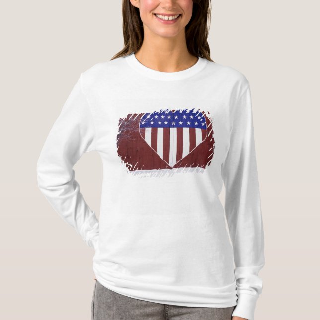 Hjärtformade stars och stripes tee (Framsida)