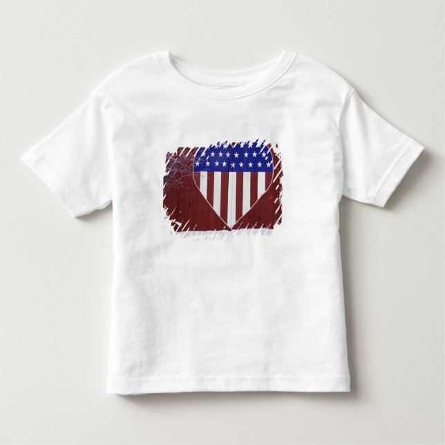 Hjärtformade stars och stripes tee (Framsida)