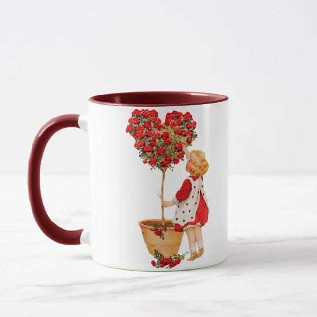 Hjärtformade topp mugg (Vänster)