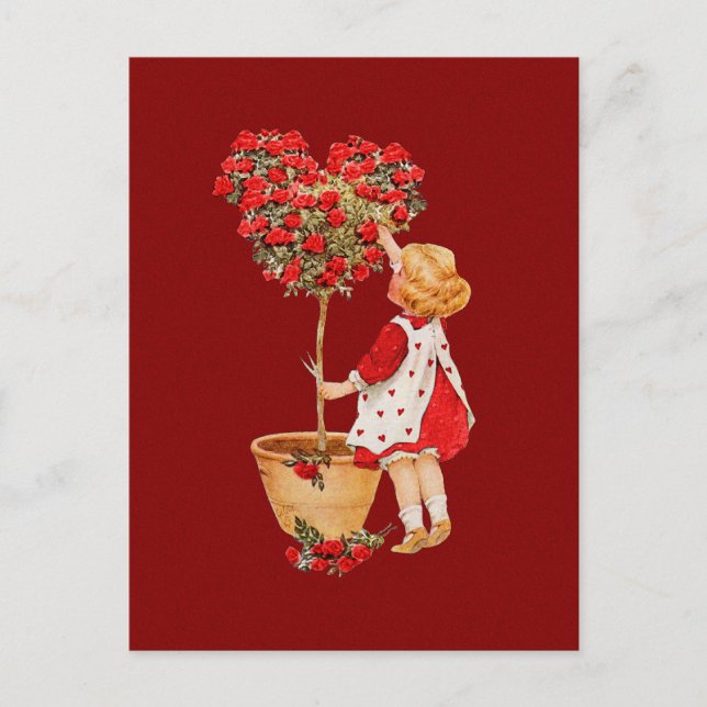 Hjärtformade topp vykort (Framsida)