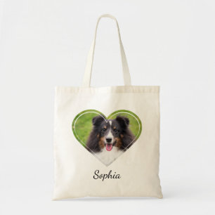 Hjärtformpets fotomall med Anpassningsbar Tygkasse