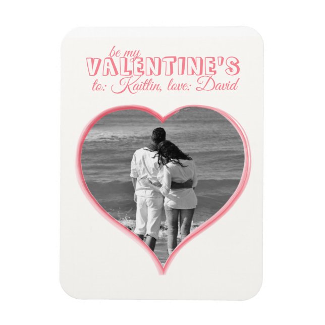 Hjärtformssnitt Magnet (Vertikal)