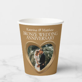 Hjärtfoto för Bronze Bröllop