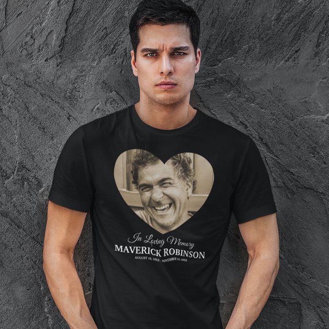 Hjärtfotominne T Shirt (Skapare uppladdad)