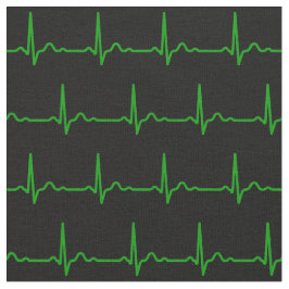 Hjärtfrekvens för puls Medical Mönster Tyg