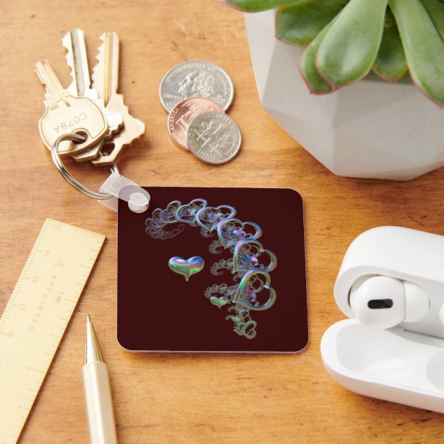 Hjärtfrekvens Nyckelring (Skrivbord)