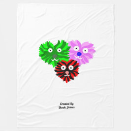 Hjärtfuzzies Stor Fleece Blanket