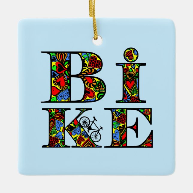 Hjärtfylld slagtext julgransprydnad keramik (Framsida)