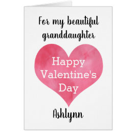 Hjärtglad Alla hjärtans dag mordotter Hälsningskort