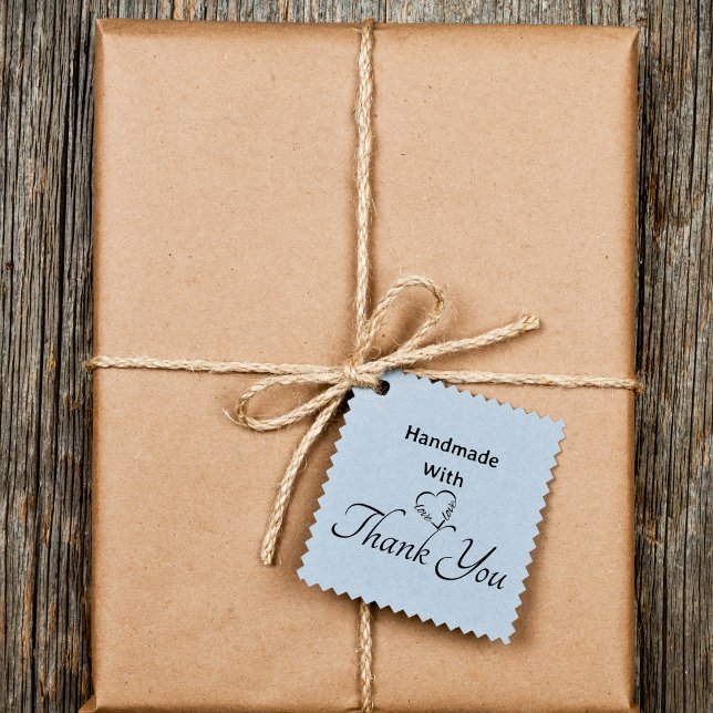 Hjärthand gjord med Kärlek-typografi Självfärgande Stämpel (Skapare uppladdad)