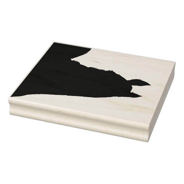 Hjärthästar I (silhuett) Stämpel (Stämpel)