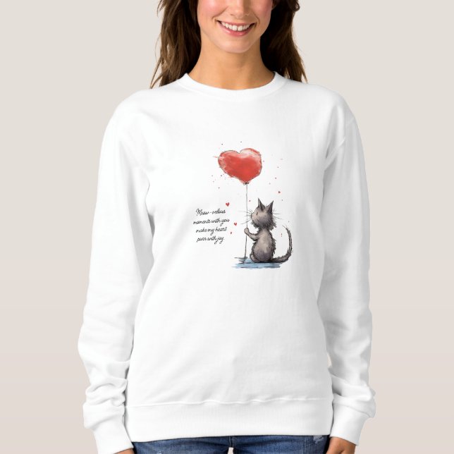 Hjärthjärtstillestånd i mörker | Meow-velous Kärle T Shirt (Framsida)