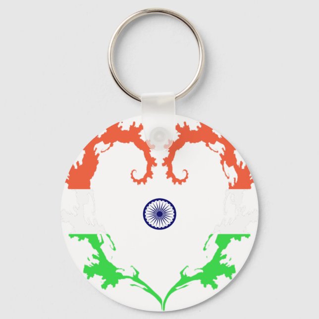 hjärtindia nyckelring (Framsida)