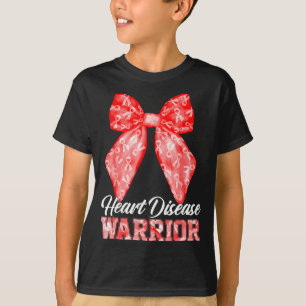 Hjärtinfarkt Warrior Röd Band Hjärtinfarkt Medvete T Shirt