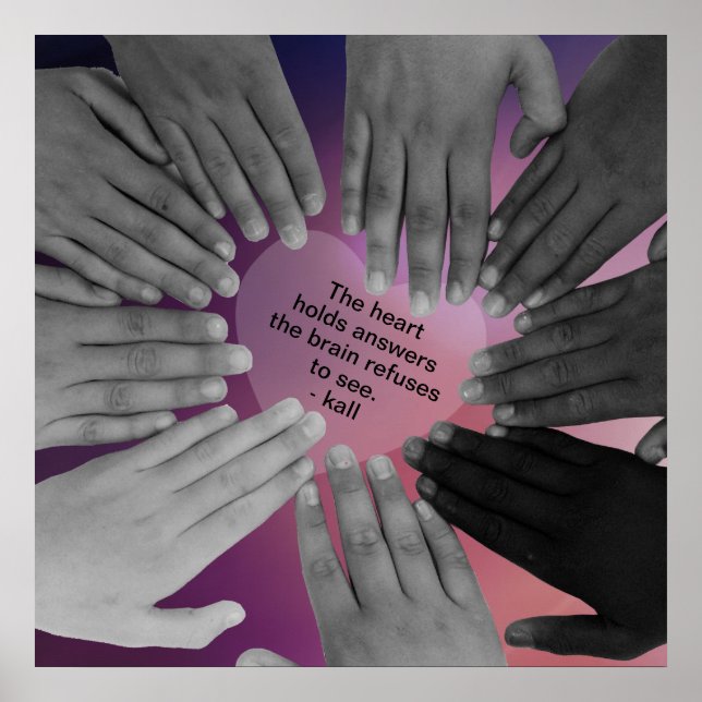 Hjärtintelligens Poster (Framsidan)