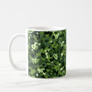 Hjärtkamouflage Kaffemugg