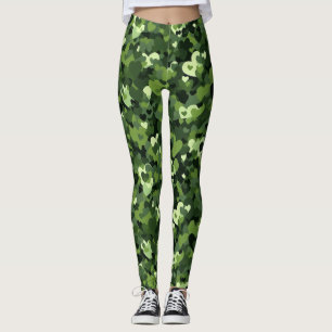 Hjärtkamouflage Leggings