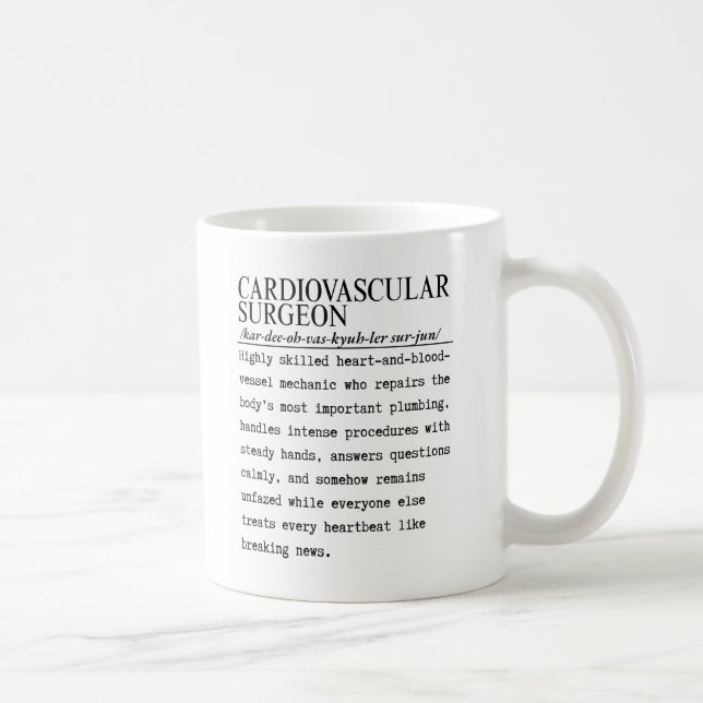Hjärtkärlkirurg Kaffemugg (Höger)