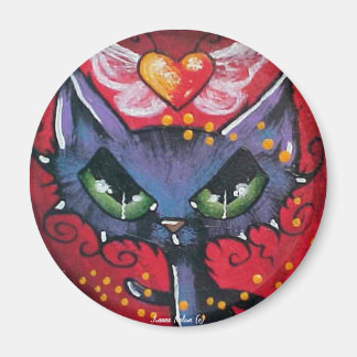 Hjärtkattmagnet Magnet