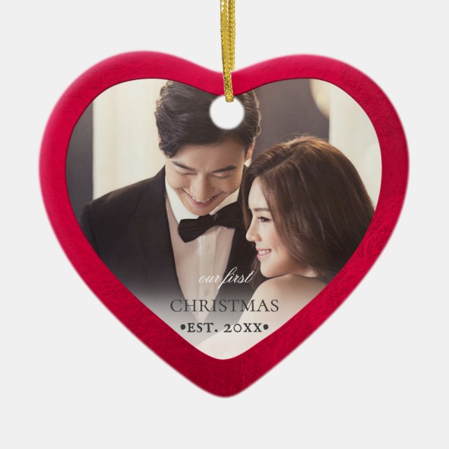 Hjärtkeramisk prydnadsmall, DIY Julgransprydnad Keramik (Framsidan)