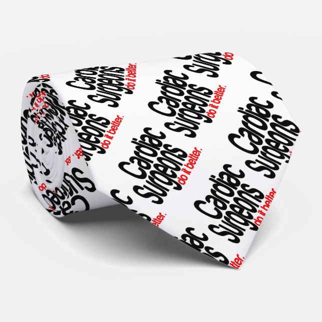 Hjärtkirurger gör det bättre slips (Rullad)