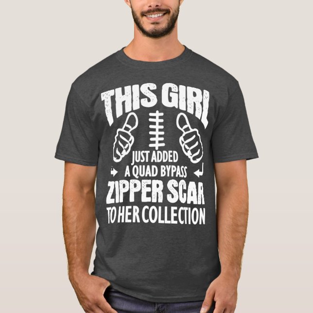 Hjärtkirurgi - återhämtningsgåva för Quadruple-oms T Shirt (Framsida)