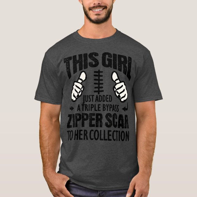 Hjärtkirurgi - återhämtningsgåva för trippelbypass t shirt (Framsida)
