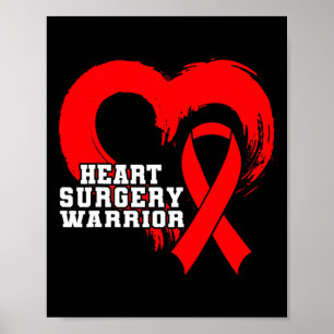Hjärtkirurgi Bysning Medvetenhet Hjärtkirurgi Poster