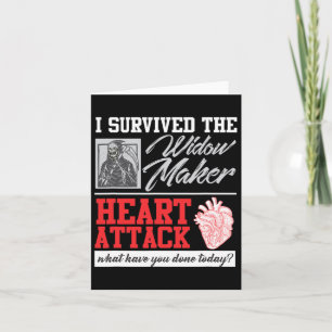 Hjärtkirurgi Survivor Widow Maker Heart Attack Kort