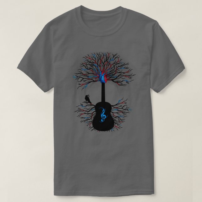 Hjärtkirurgi träd art t shirt (Design framsida)