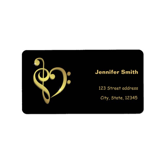 Hjärtklaffar och basmusik från kärlek adressetikett (Framsidan)