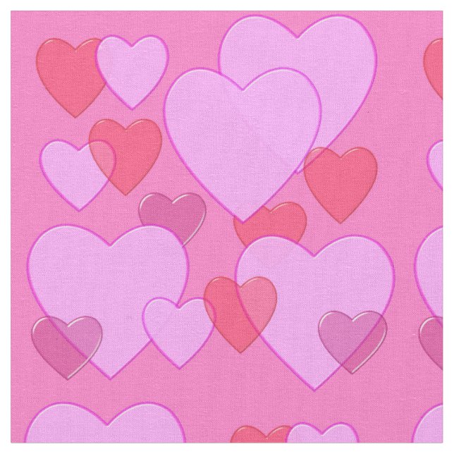 Hjärtklappande Valentinbakgrund rosa Tyg (Närbild)