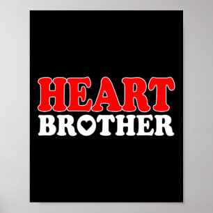 Hjärtklappning Brother Medfödd hjärtsjukdom Poster